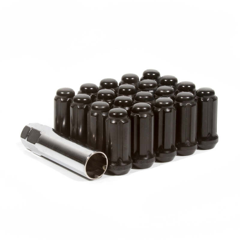 Method Lug Kit - Spline - M12X1.25 - 5 Lug Kit - Black (Subaru) - 20 Nuts