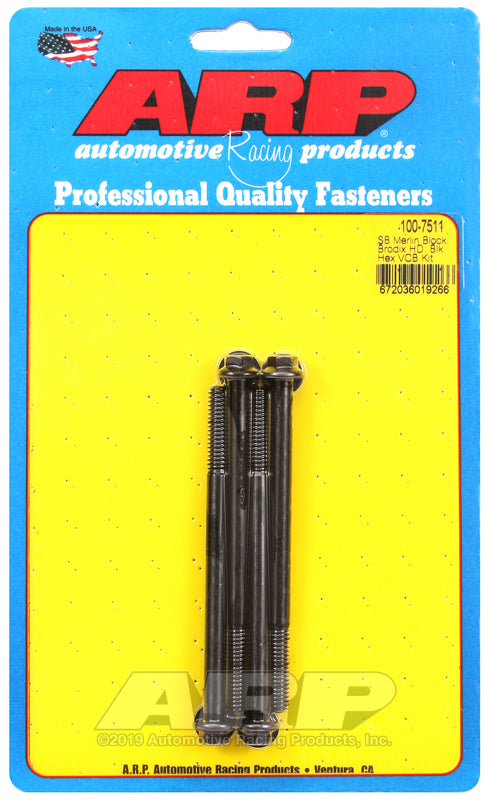 ARP Merlin block, Brodix head SB hex valve cover bolt kit