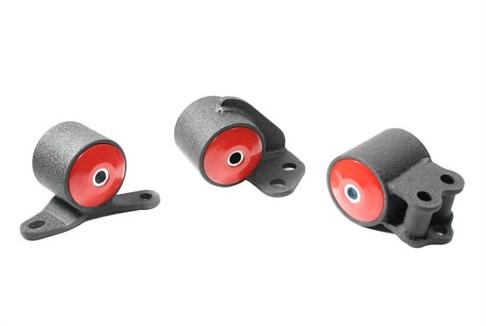 Innovative 92-95 Civic B/D Series Black Steel Mounts 75A Bushings (2 Bolt)