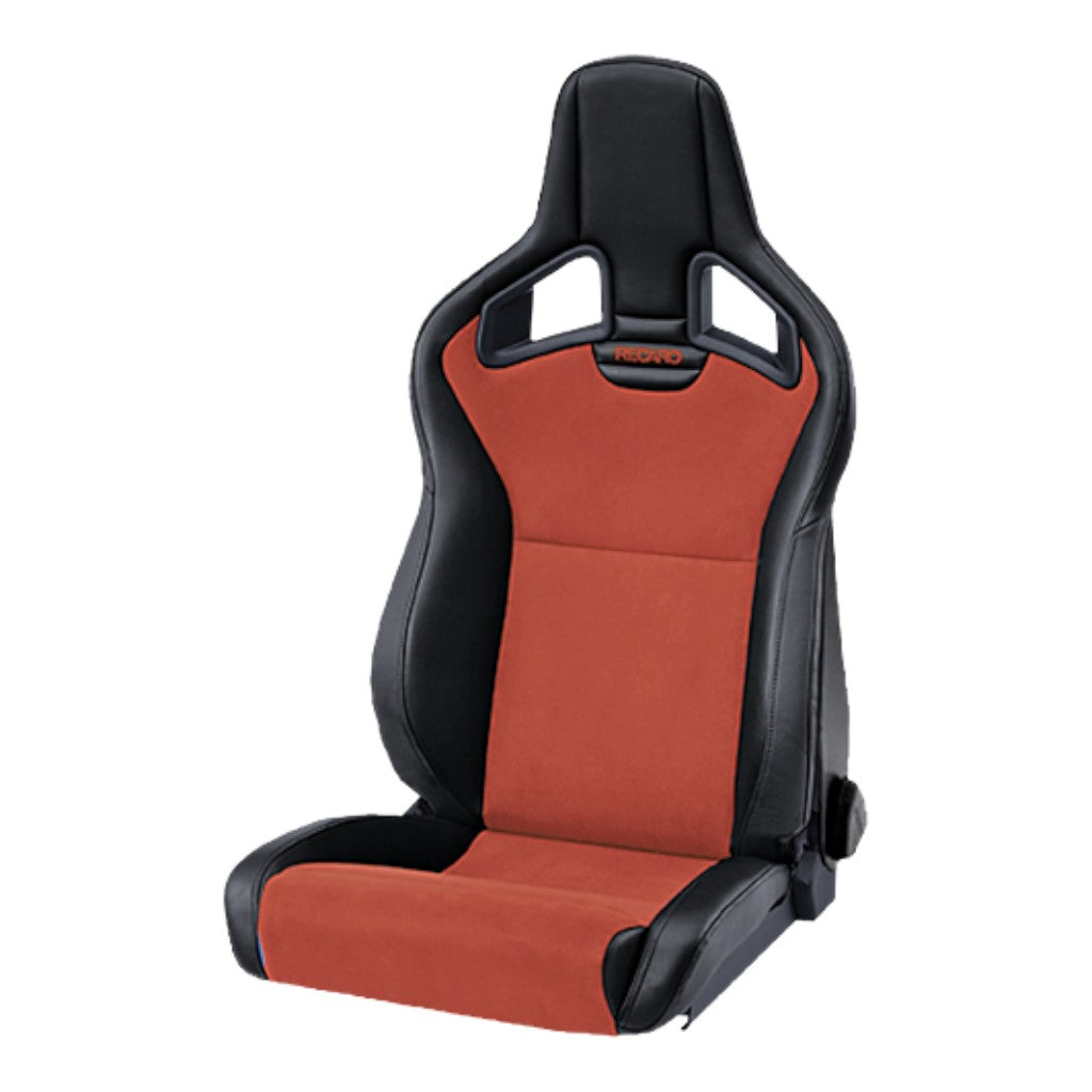 RECARO 414.10.1585 Left Heated Sport Seat Cross Sportster CS, Artificial Leather Black / Dinamica Red Photo-0