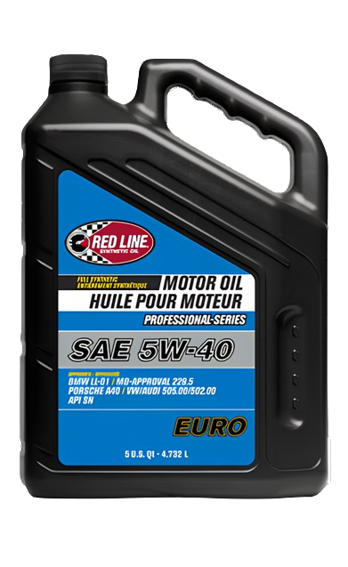 RED LINE OIL 12905 Professional Series EURO Motor Oil 5W40 4.73 L (5 qt) Photo-1 