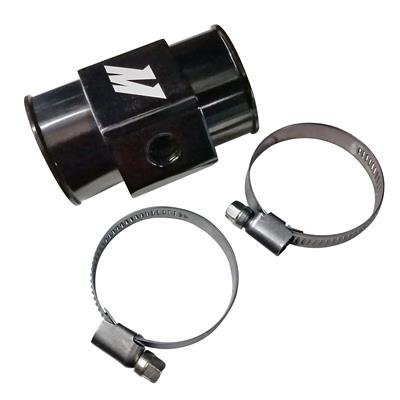 MISHIMOTO MMWHS-38-BK Water Temperature Sensor Adapter - 38mm - Black, Silver, Gold Photo-1 