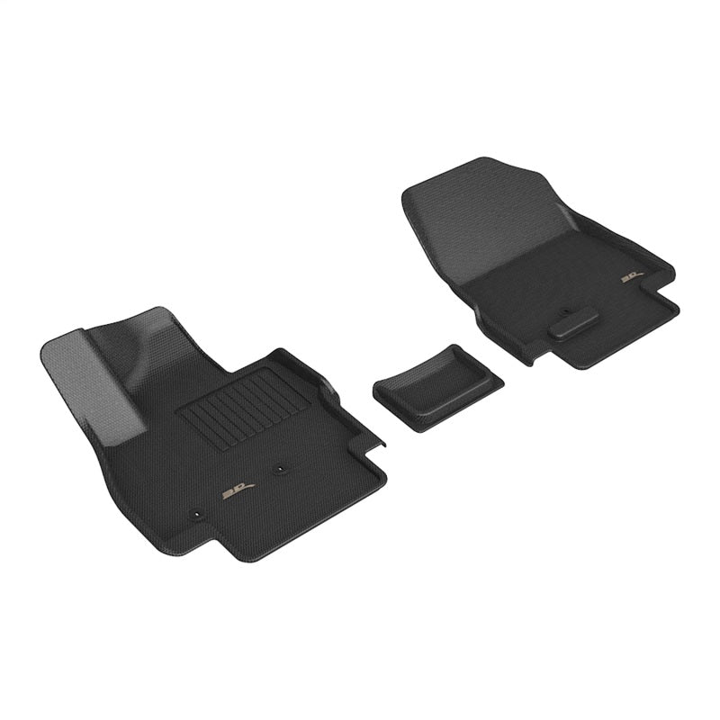 3D MAXpider 2026 Hyundai Ioniq 9 Kagu 1st Row Floor Mat - Black (3pc)
