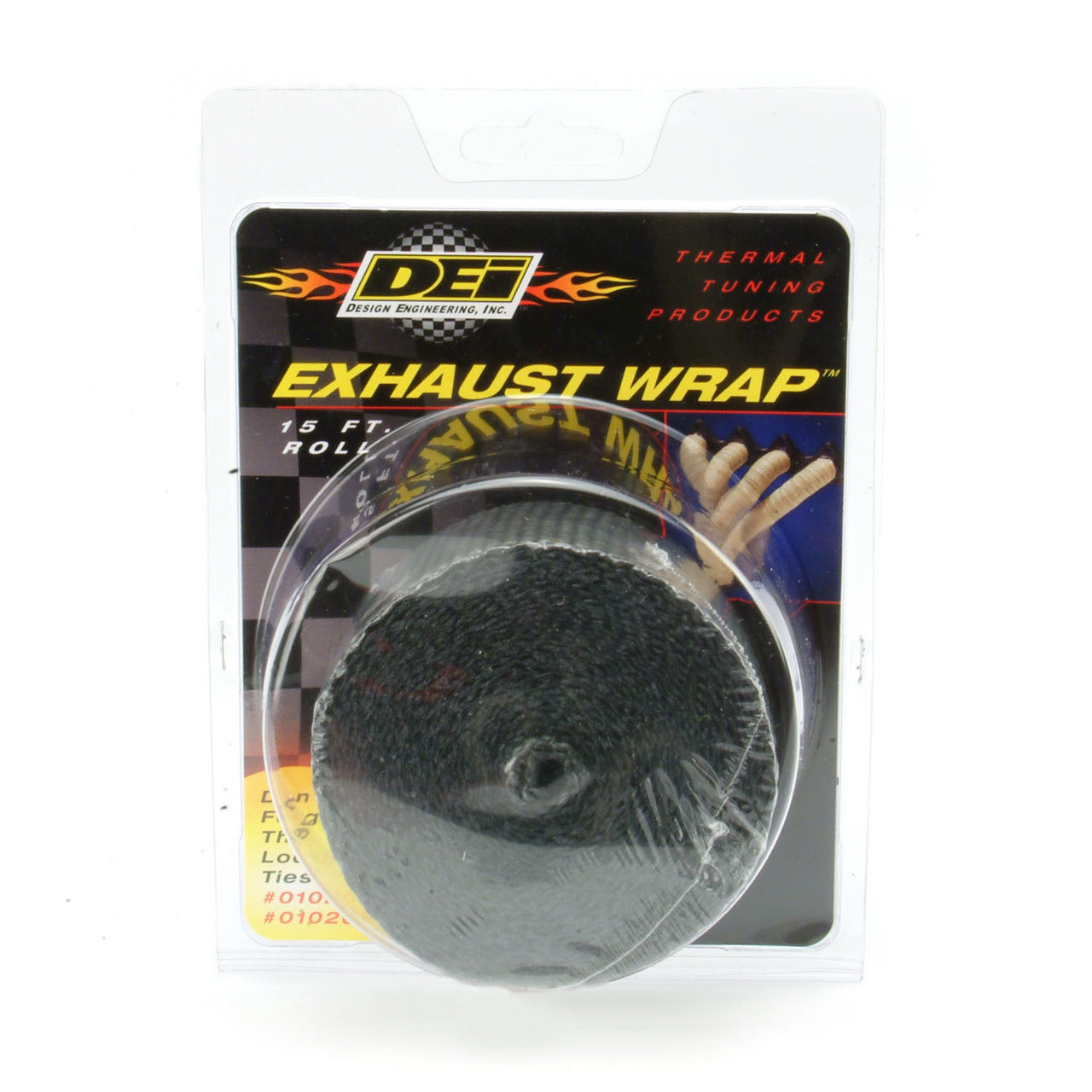 DEI 010121 Exhaust Wrap 2" x 15ft Black Photo-1 