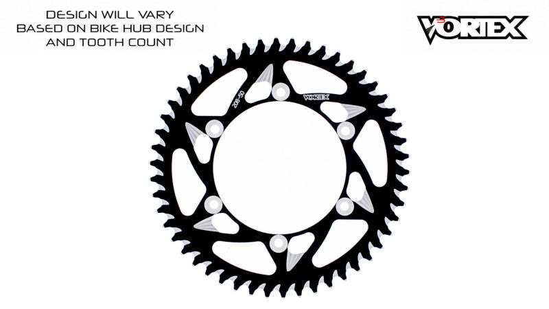 Vortex Racing 49 Tooth 520 Rear Sprocket - Black