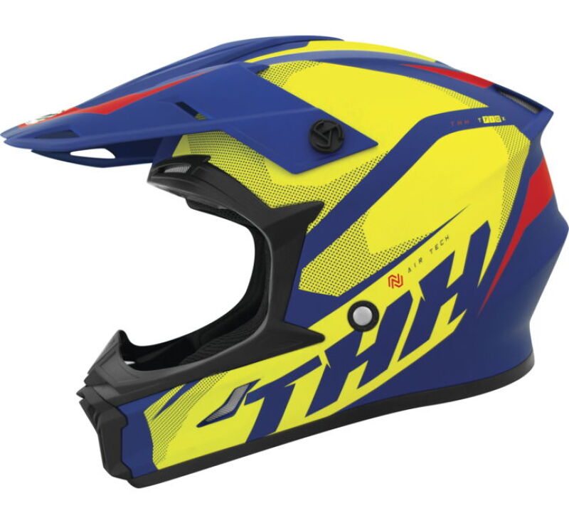THH Helmets T710XR Airtech Blue/Yellow - 2XL