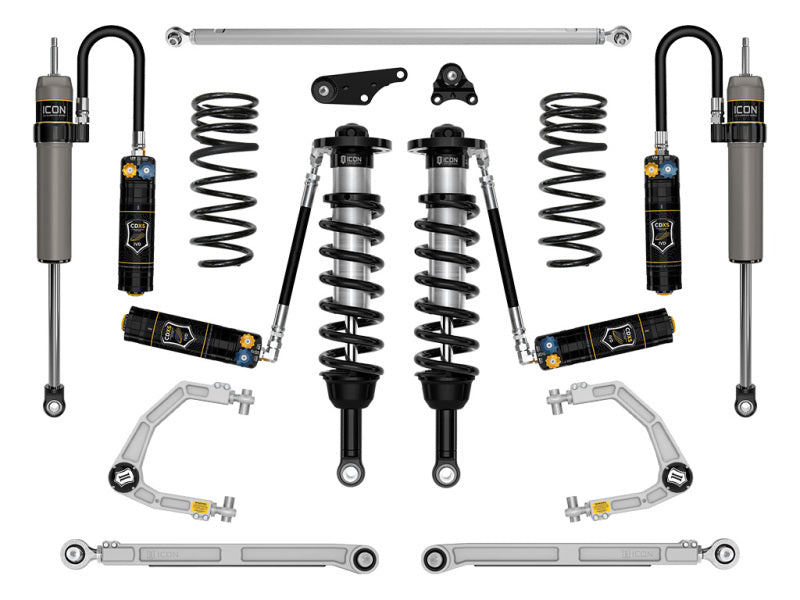 ICON 24 Land Cruiser 250 Series 1.25-3in Lift Stage 8 Suspension System Cdxs Billet