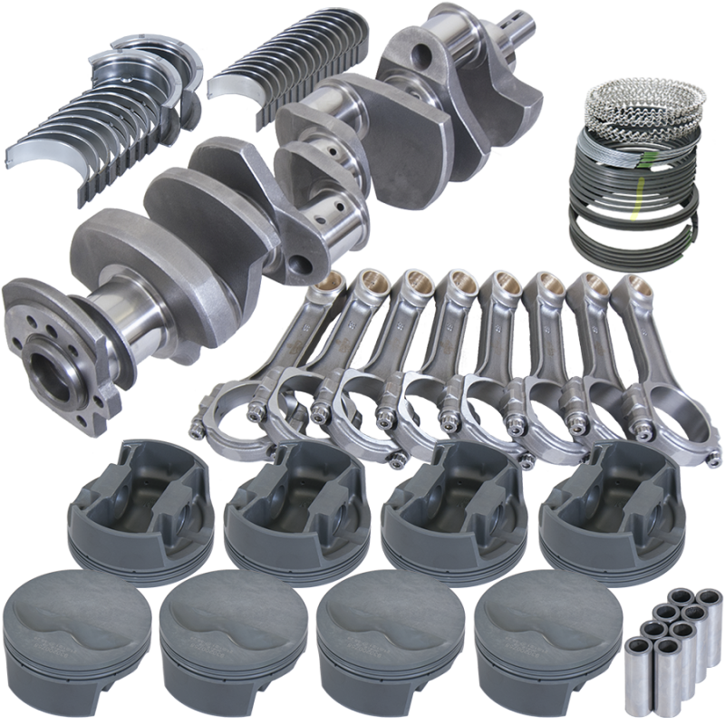 Eagle Chevy 400 3.750in Crank 6.000in I-Beam Rods -5cc Flat Top 4.125in Pistons Rotating Assembly