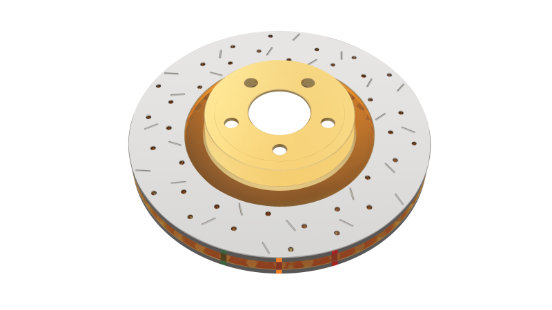 DBA 05-12 Chevrolet Cobalt (5 Lug) Rear 4000 Series Drilled & Slotted Rotors