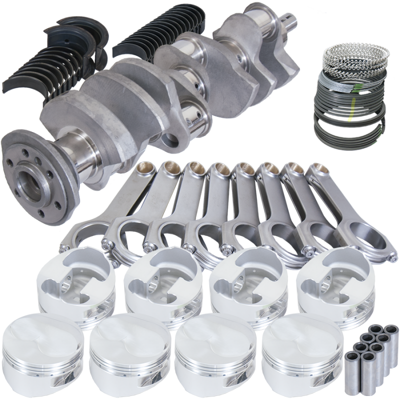 Eagle Chevy 400 3.875in Crank 6.000in H-Beam Stroker Rods -10.8cc 4.165in Pistons Rotating Assembly