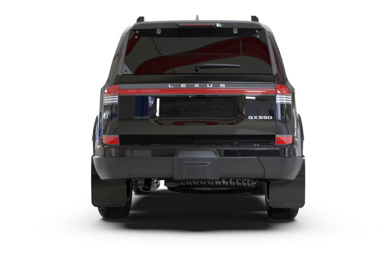 Rally Armor 24-25 Lexus GX 550 Luxury Premium Black Mud Flap - Silver Logo