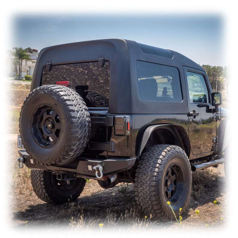 Turn Offroad 2007-2018 Jeep JK 2 Door Safari Style Hardtop Primer (Paintable)