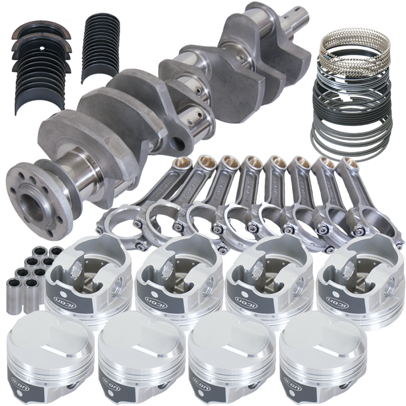 Eagle Chevy 454 4.000in Crank 6.135in I-Beam Rods 43cc Dome 4.320in Pistons Rotating Assembly