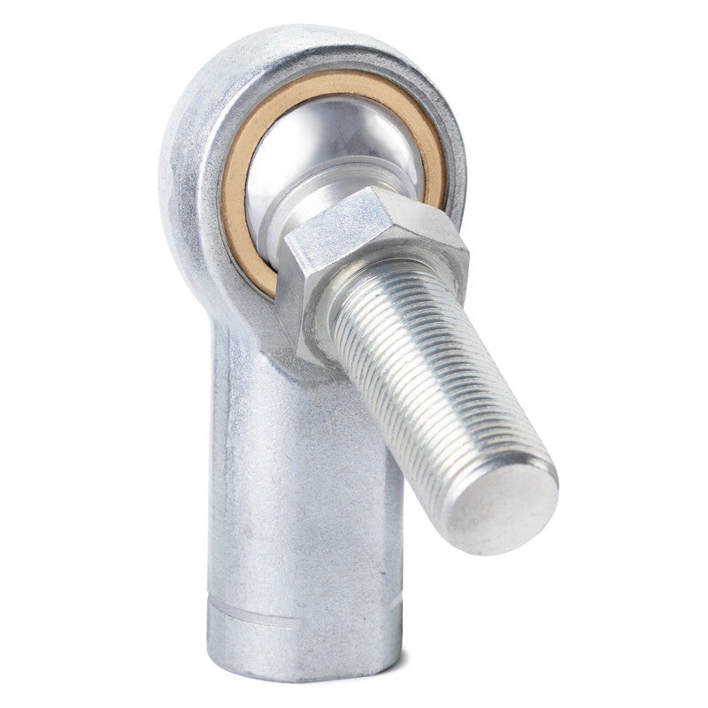 QA1 V Series 3-Pc Rod End - Female/Left Hand - .25in Bore x 1/4-28 w/Stud - Carbon Steel