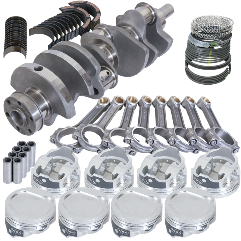 Eagle Ford 351C 3.850in Crank 6.000in I-Beam Rods -20cc 4.030in Pistons Rotating Assembly
