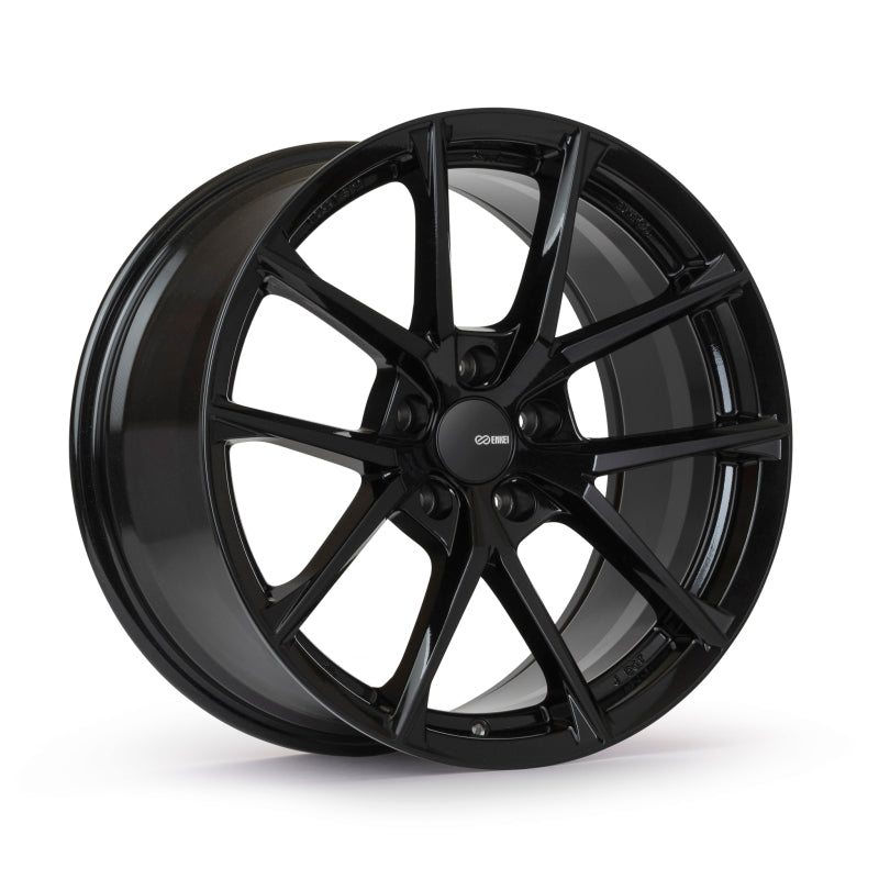 Enkei Helix 18x8in / 5x100 BP / 45mm Offset / 72.6mm Bore - Gloss Black Wheel