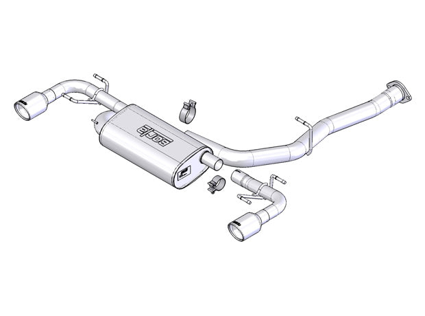 BORLA 1014015 Cat Back Exhaust System MAZ RX8 03- 09 1,6L Photo-1 