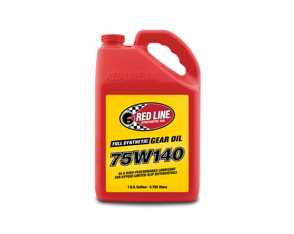 RED LINE OIL 57915 Gear Oil for Differentials 75W140 GL-5 3.8 L (1 gal) Photo-1 
