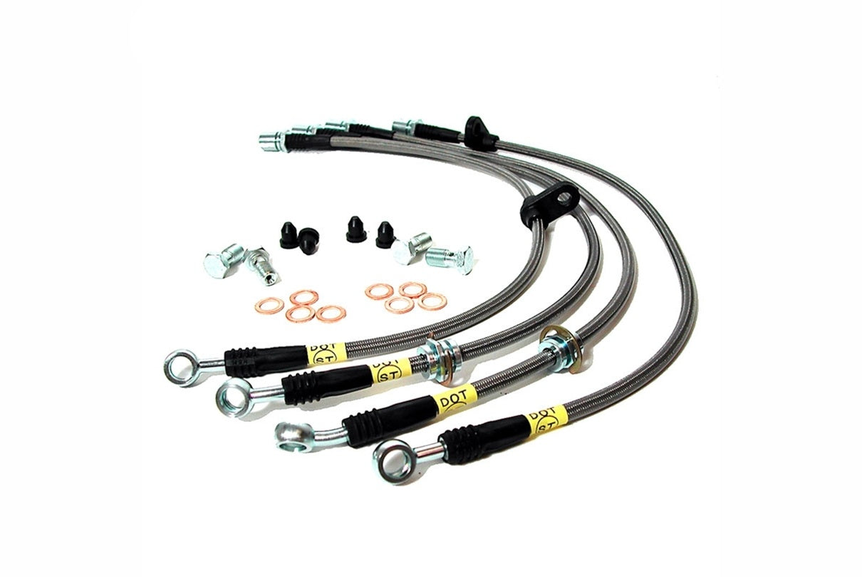 STOPTECH 950.47507 Rear Stainless Steel Brake Line Kit SUBARU Impreza/WRX 2008-2019 Photo-1 