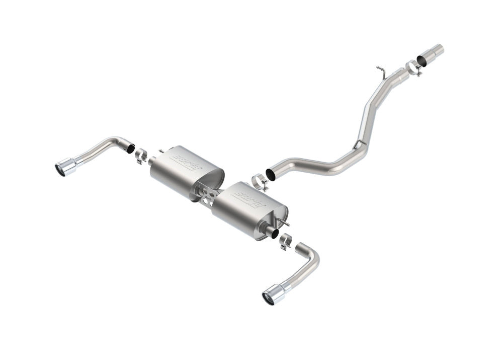 BORLA 140682 Cat Back Exhaust System, A3 (8V) L4-1.8/2.0L (turbo) AWD, 2013-16, sound S-Type Photo-1 