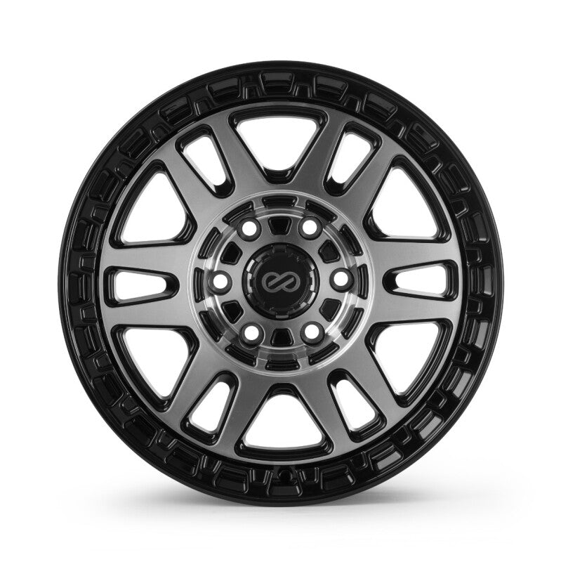 Enkei Trail-Tracker 17x8.5 / 6x135 BP / ET12 / 87.1mm Bore - Matte Black Machined Wheel