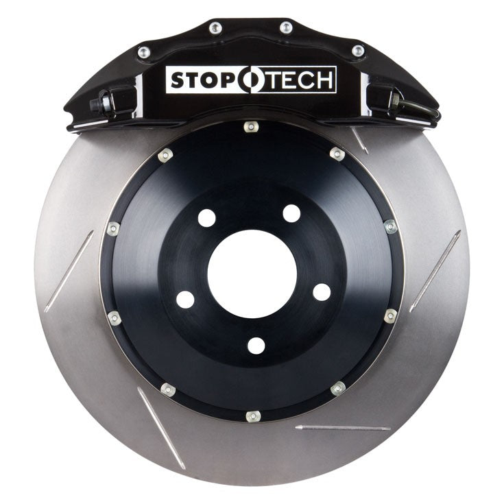 STOPTECH 83.B32.6D00.51 BBK 2PC ROTOR, FRONT SLOTTED 380X35/ST60 BLACK BMW 550i F10 Photo-1 