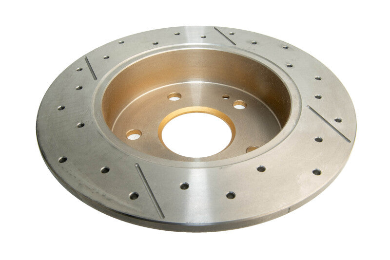 DBA 97-01 Acura Integra Type R Rear Drilled & Slotted Rotor (w/Gold Hat)