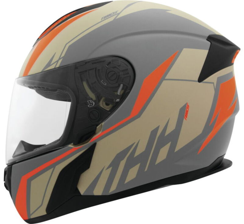 THH Helmets T810S Turbo Gray/Orange - XS