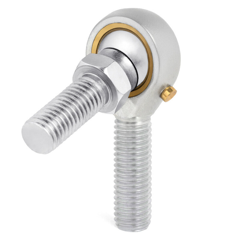 QA1 V Series 3-Pc Rod End - Male/Left Hand - 10mm Bore x M10x1.5 w/Stud - Carbon Steel