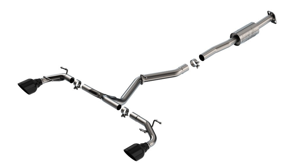 BORLA 140910BC Cat-Back Exhaust System ATAK® Black Chrome for SUBARU BRZ, TOYOTA GR 86 2022 Photo-1 