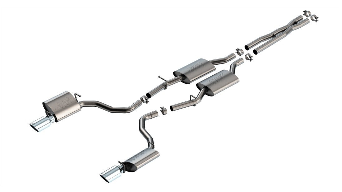 BORLA 140917 Cat-Back Exhaust System S-Type for Dodge Charger R/T 2019-2022 Photo-1 