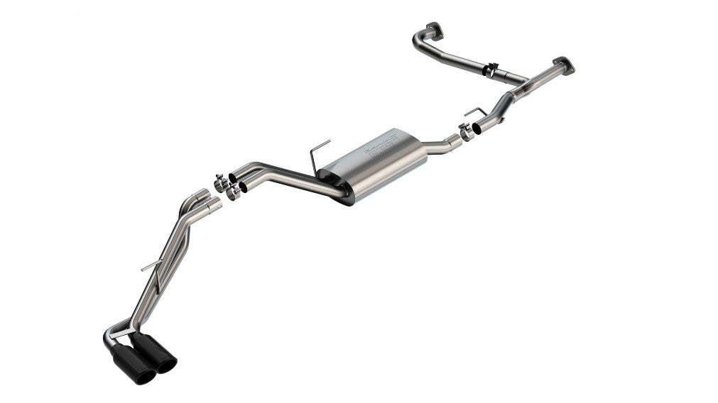 BORLA 140919BC Cat-Back Exhaust System S-Type Black Chrome for Nissan Frontier 2022 Photo-1 