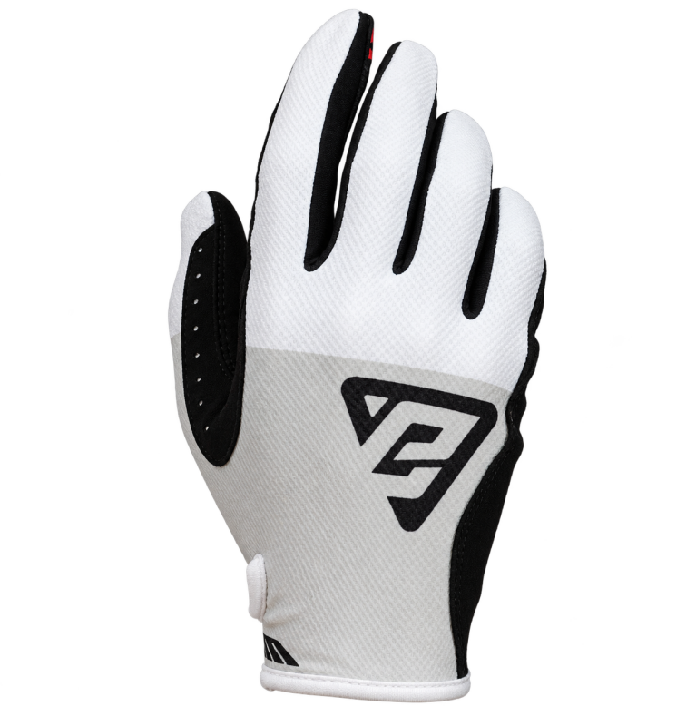 Answer  Ascent Gloves Grey/White/Black/Red Youth - XS