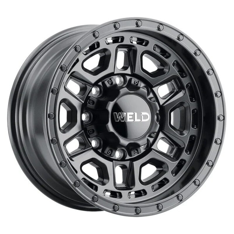 Weld Off-Road Crux 20x8.5in / 5x112 BP / ET +34 / 72.56mm Bore - Satin Black Wheel