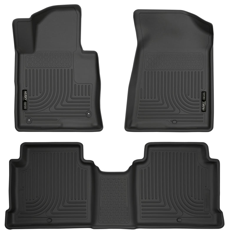 Husky Liners 25-26 Toyota 4Runner Weatherbeater Front & 2nd Seat Floor Liner - Black