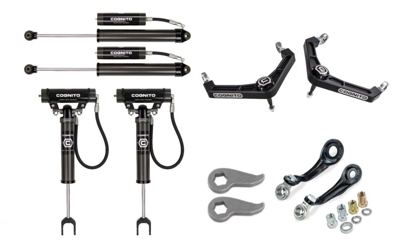 Cognito 20-26 Chevrolet Silverado 2500 HD 3in Premier Billet UCA Leveling Kit w/ 2.0 RR Shocks
