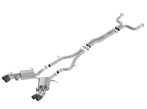 BORLA 140754BC Exhaust system "S-TYPE" for CADILLAC CTS-V 6.2L RD X 6.00 " Photo-1 