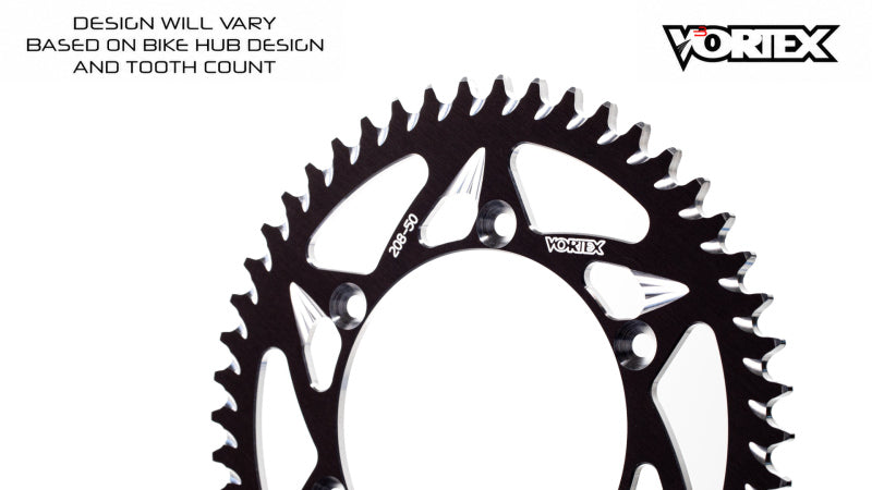 Vortex Racing 45 Tooth 520 Rear Sprocket - Black