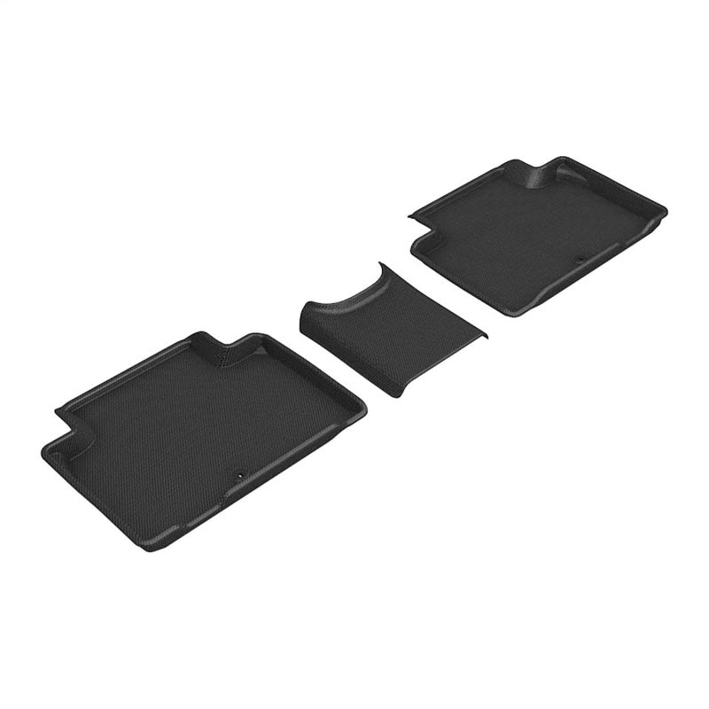 3D MAXpider 2026 Hyundai Palisade 8-Seat (Gas) Kagu 2nd Row Floor Mat - Black (3pc)
