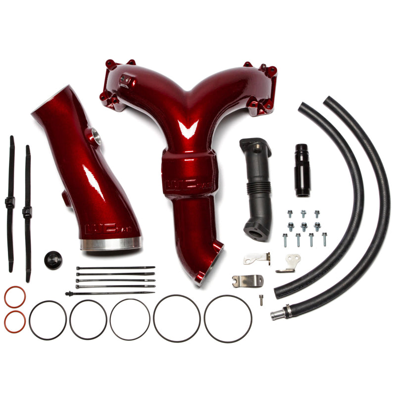 Wehrli 20-26 Power Stroke 6.7L High Flow Y-Bridge Kit - Bengal Red