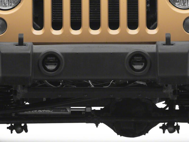 Raxiom 07-18 Jeep Wrangler JK Axial Series LED Angel Eye Fog Lights- Amber and White