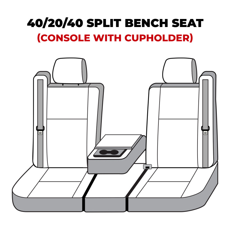 Covercraft 01-06 Ford Super Polycotton SeatSaver Custom Front Row Seat Covers - Misty Grey