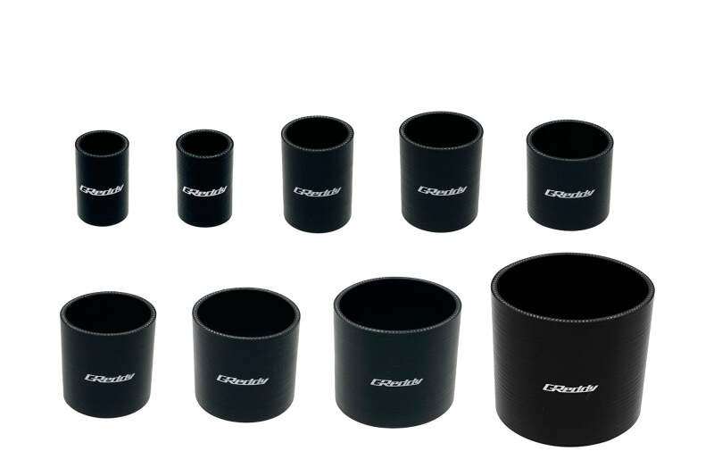 GReddy 45mm x 70mm Silicone Straight Hose - Black