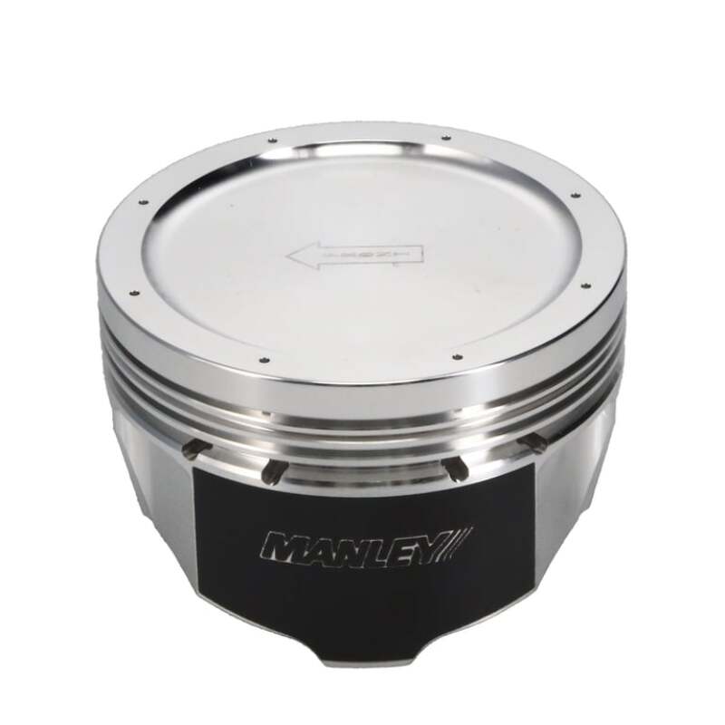 Manley 4.6L Ford Modular (2/4 Valve) 3.552in Bore 1.2in CD 11cc Turbo Tuff Dish Pistons - Set of 8