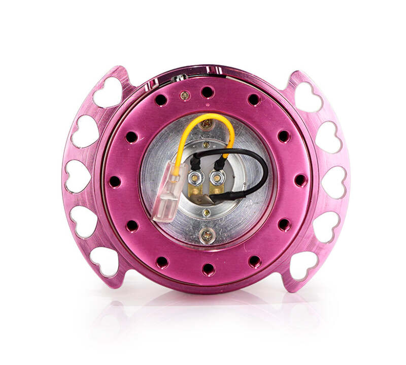 NRG Quick Release Kit - Pink Body/ Pink Heart Cutout Ring