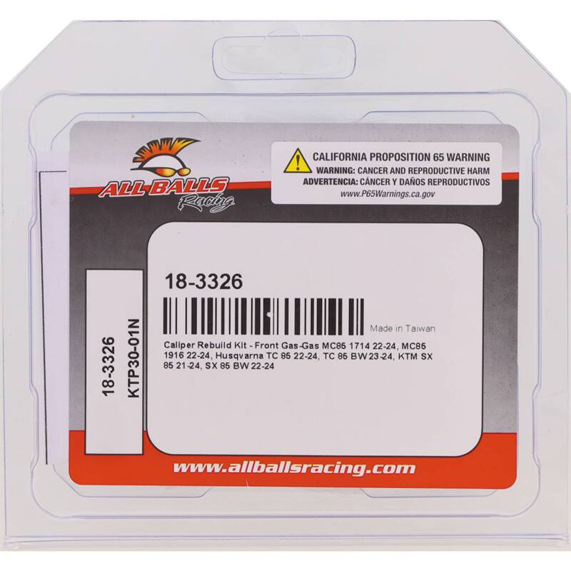 All Balls Racing Caliper Rebuild Kit