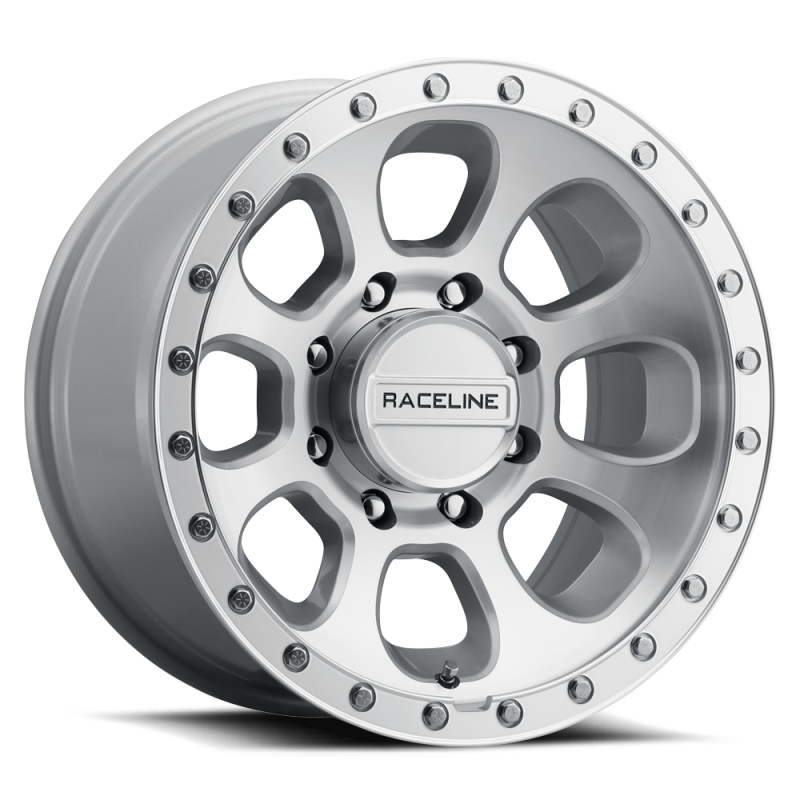 Raceline 961MC Bolt 17x9in / 8x165.1 BP / -12mm Offset / 130.81mm Bore - Machined Cc