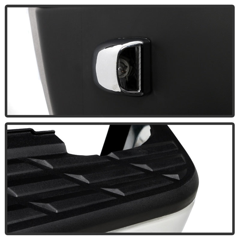 xTune 07-13 Chevy Silverado/GMC Sierra 1500 OEM Style Steel Rear Bumper - Chrome RB-CS07-SET-C