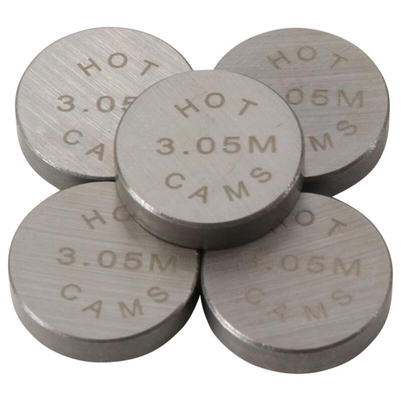 Hot Cams Shim Kits 3.050mm Thickness - 5 Pack
