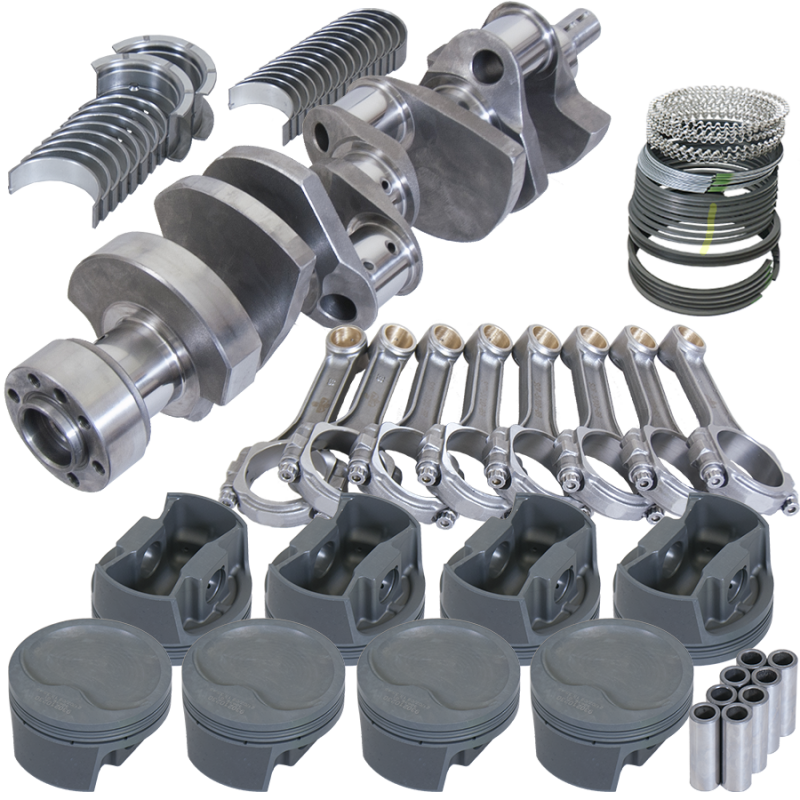 Eagle Chevy LT1350 1Pc 3.750in Crank 5.700in I-Beam Rods -16cc 4.040in Pistons Rotating Assembly